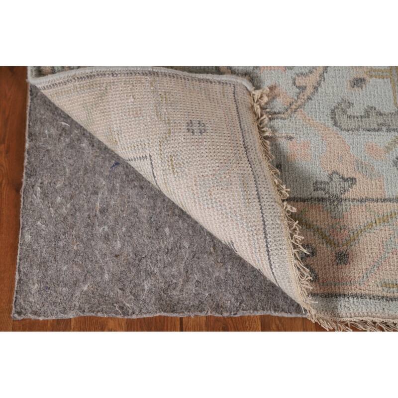 Oushak Oriental Runner Rug Hand-knotted Wool Carpet - 2'8"x 16'0"