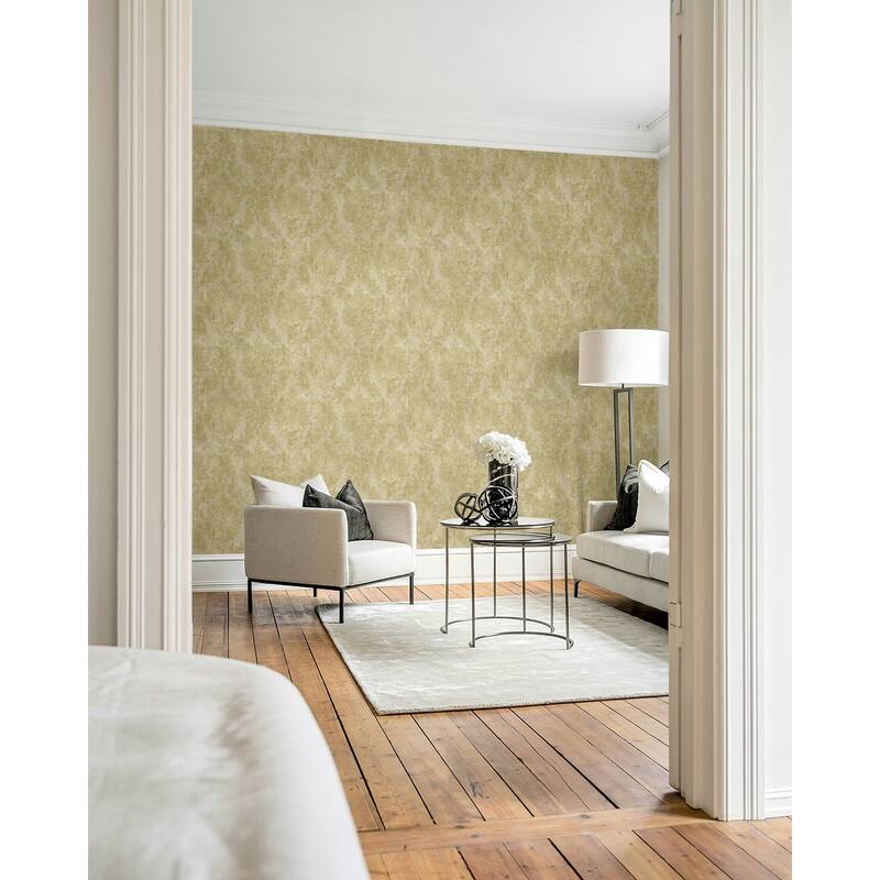Seabrook Design Demeter Leaf Damask Unpasted Wallpaper