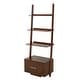 preview thumbnail 10 of 17, Copper Grove Aubrieta Ladder Bookcase with File Drawer