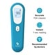 preview thumbnail 2 of 6, Kinsa QuickScan Non-Contact Smart Thermometer with Smartphone App & Health Guidance - Blue