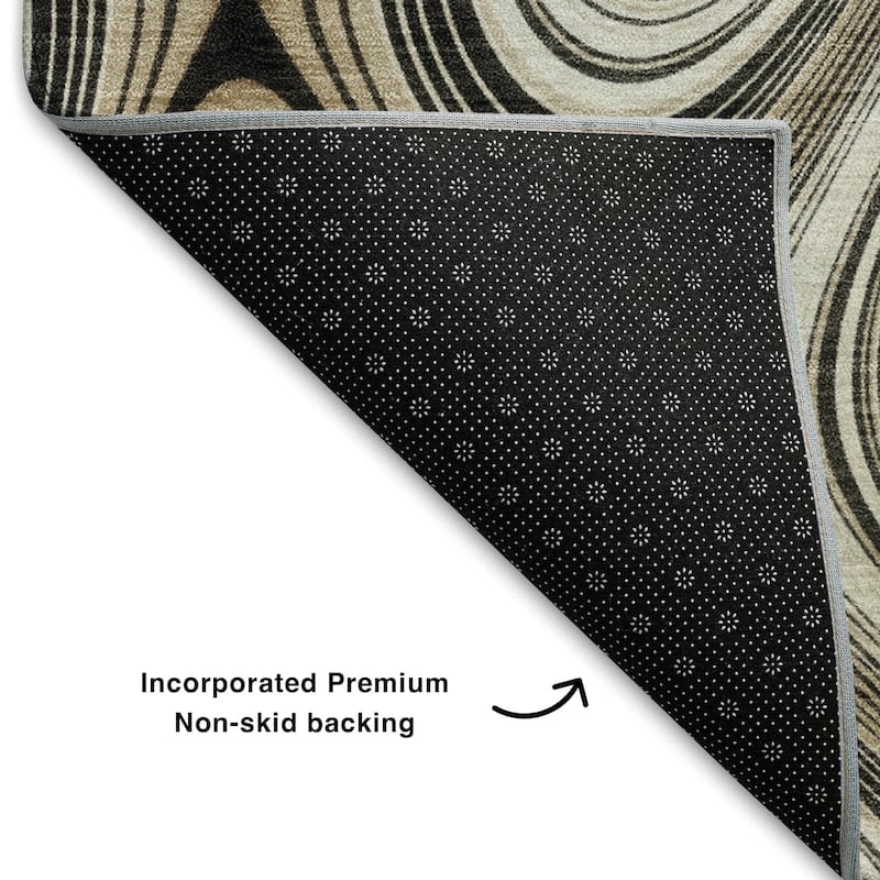 Premium Washable Super Soft Contemporary Alfa Mayfield Rug