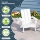preview thumbnail 36 of 68, Shoreside Kids Outdoor Poly Adirondack Chair with Cup Holder (Set of 2)
