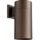 preview thumbnail 4 of 2, Quorum International Cylinder 12" Tall Outdoor Wall Sconce Oiled Bronze