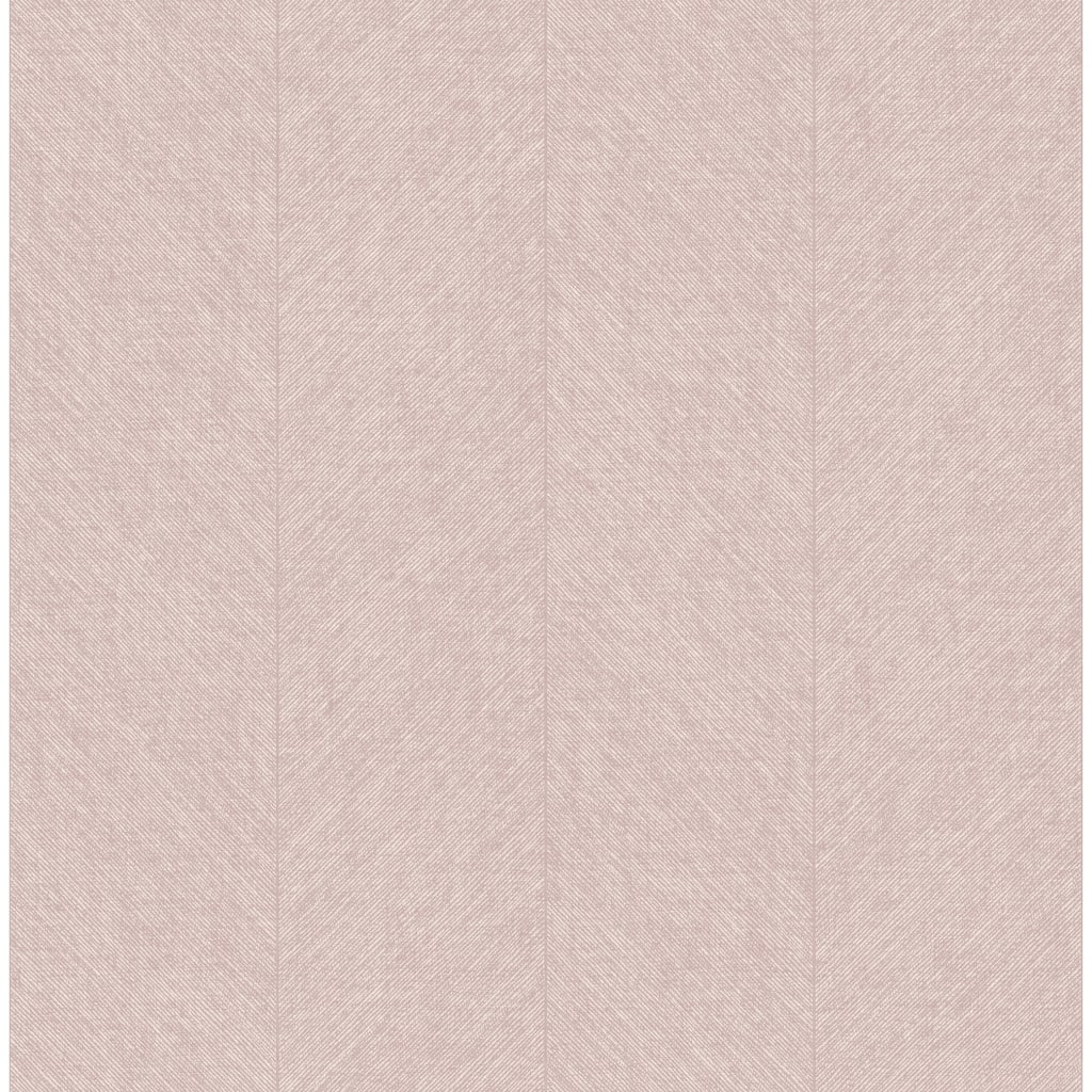 A-Street Prints Kallam Pink Chevron Wallpaper