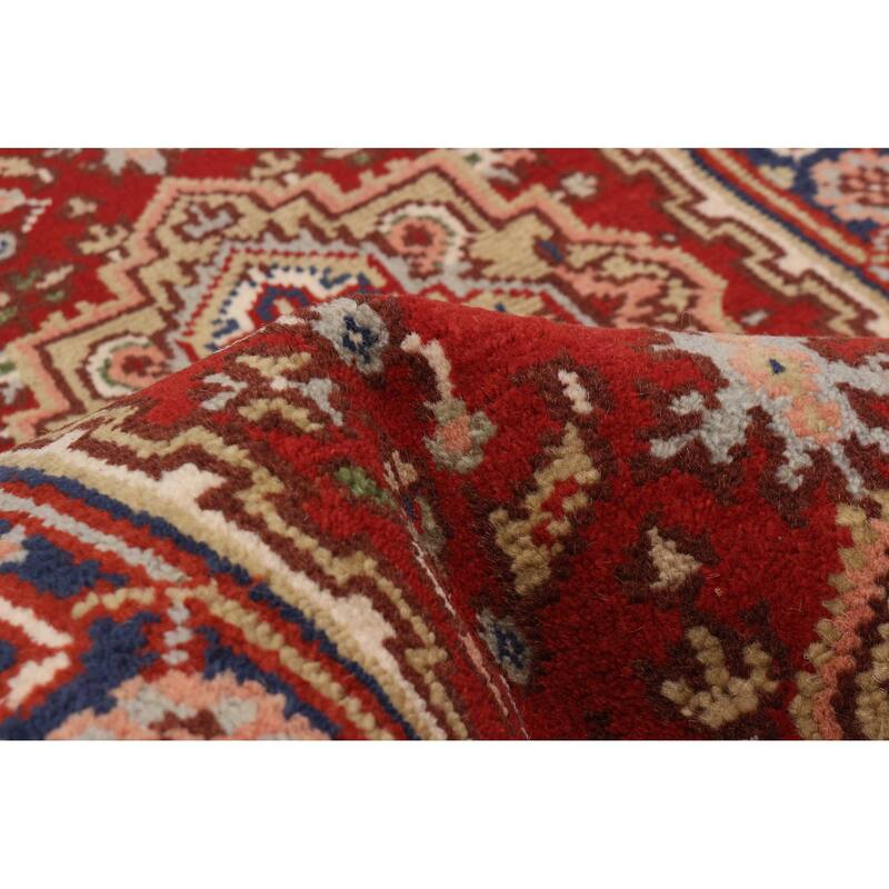 ECARPETGALLERY Hand-knotted Serapi Heritage Red Wool Rug - 2'5 x 11'7