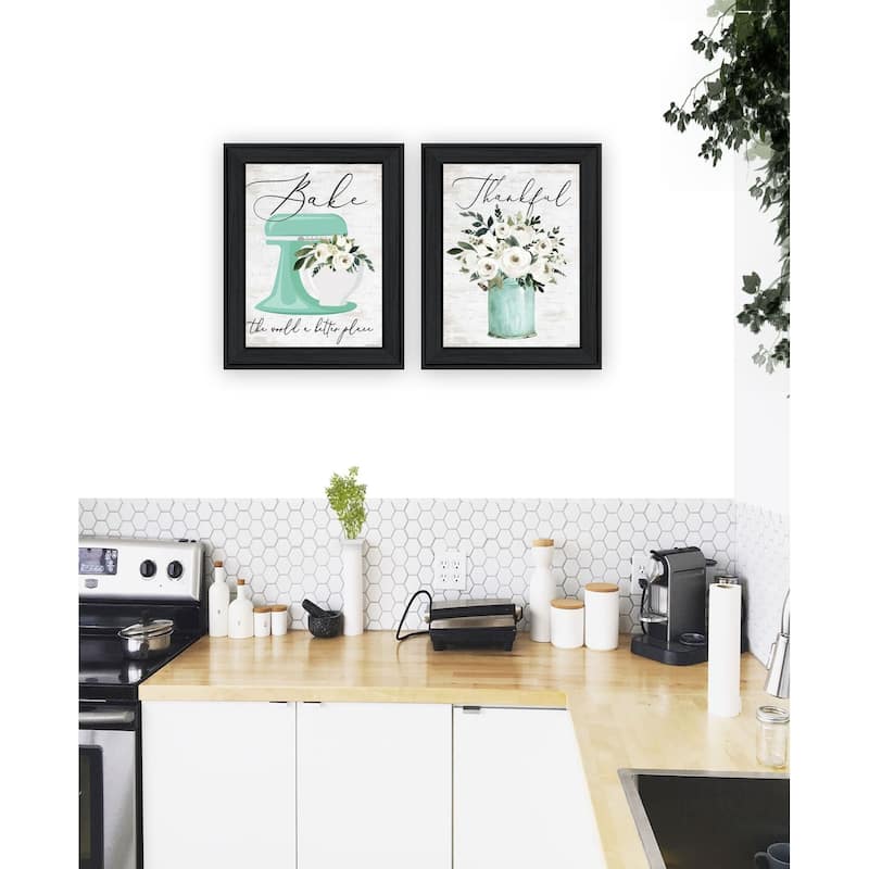 Trendy Decor 4U "A Better Batter" Printed Framed Wall Art by Lettered & Lined