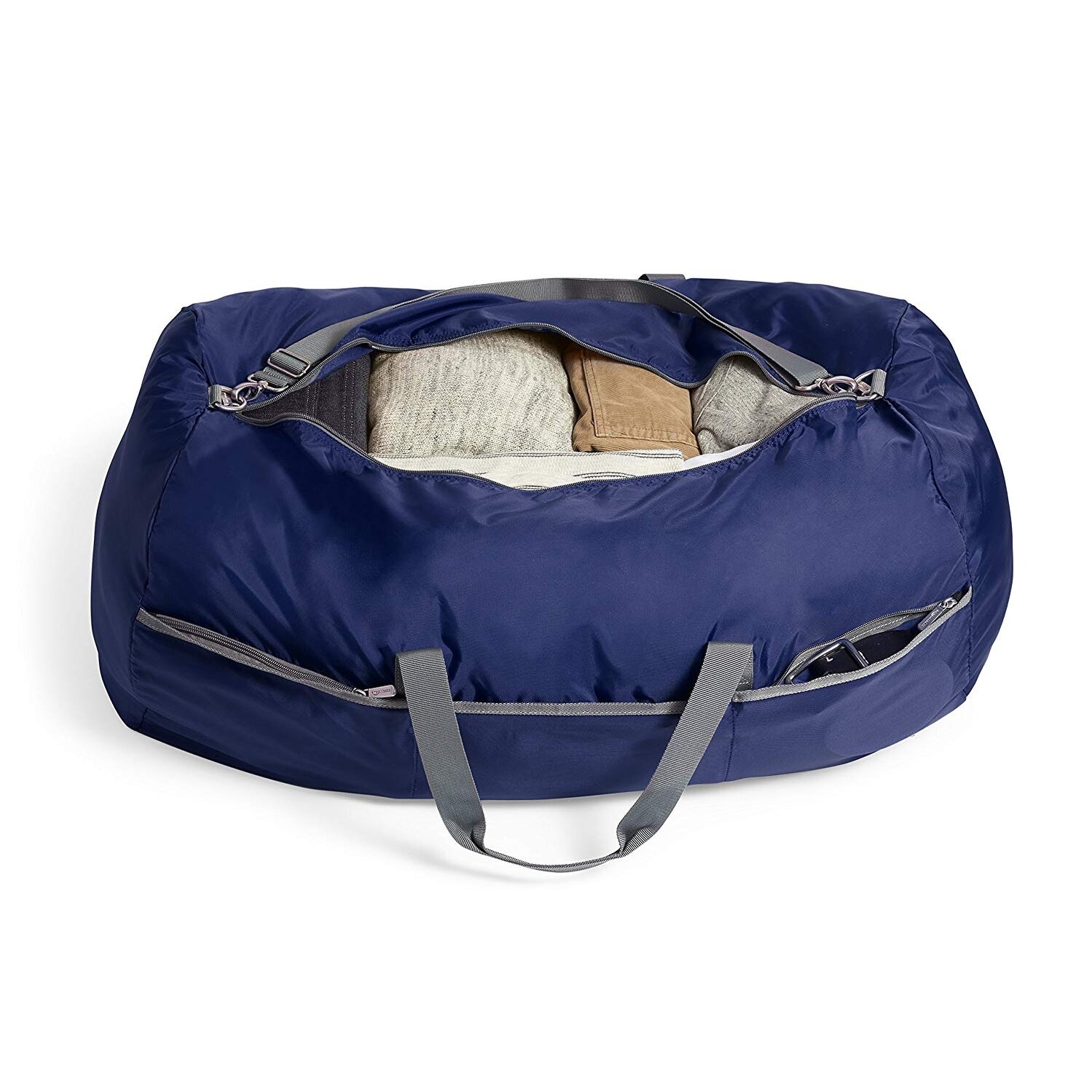 Shop Amazonbasics Large Travel Luggage Duffel Bag Navy Blue