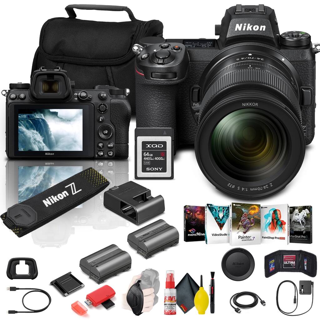 Nikon Z 6II Mirrorless Digital Camera 24.5MP with 24-70mm f/4 Lens