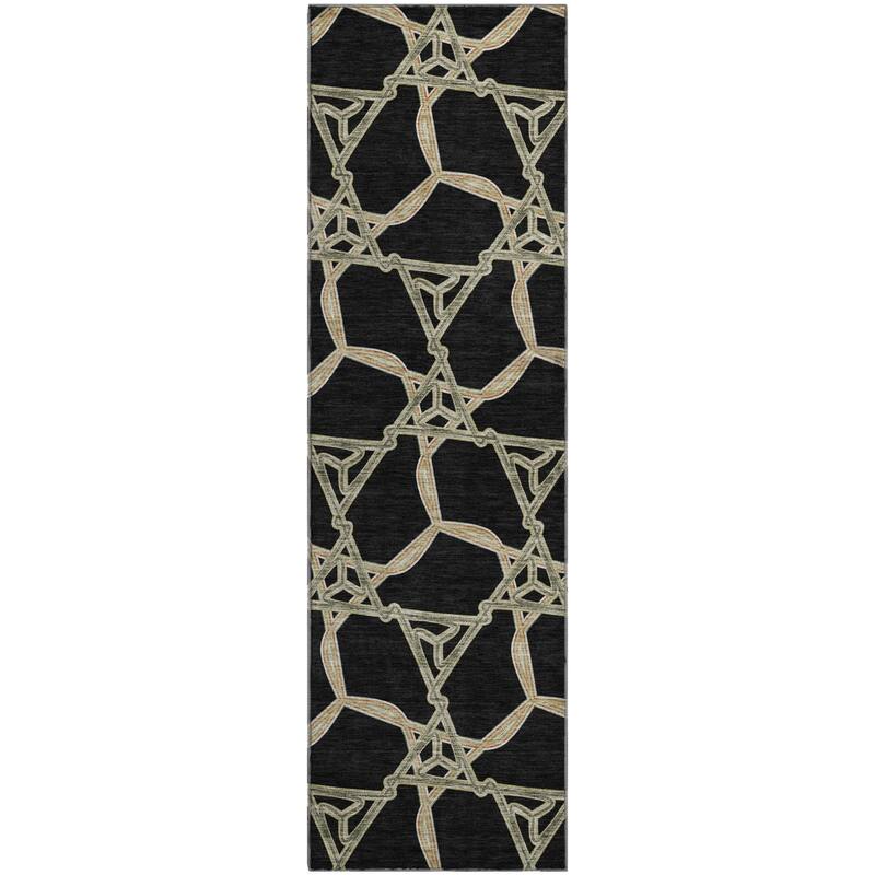 Premium Washable Super Soft Modern Tangle Mayfield Rug