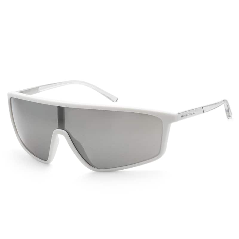 Armani Exchange Men's 37 mm Matte White Sunglasses