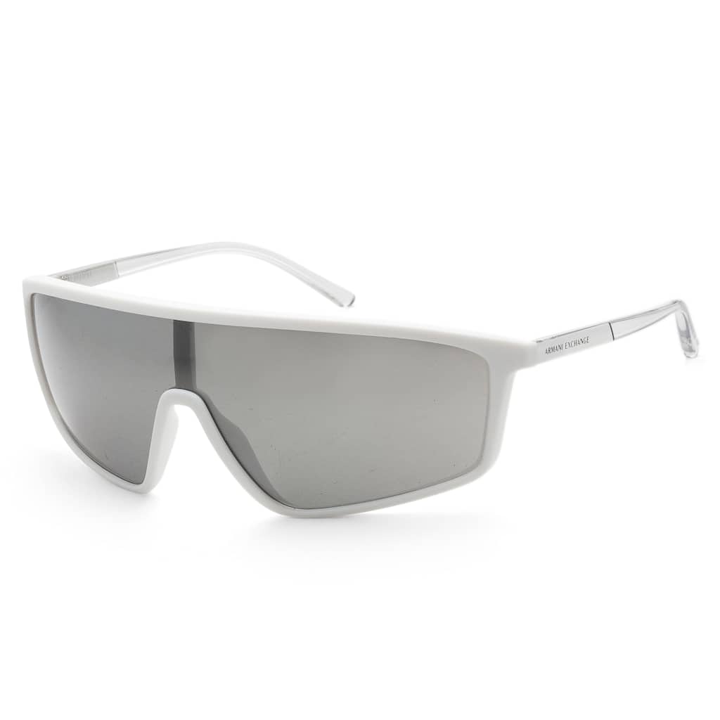 Armani Exchange Men's 37 mm Matte White Sunglasses