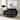 Hathaway Black Velvet Modern Chic Loveseat Couch