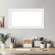 preview thumbnail 7 of 36, Amanti Art Vanity White Narrow Framed Dry Erase Magnetic Board