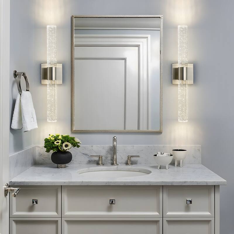 Gold Wall Sconce Bathroom Vanity Light Fixture Crystal wall light