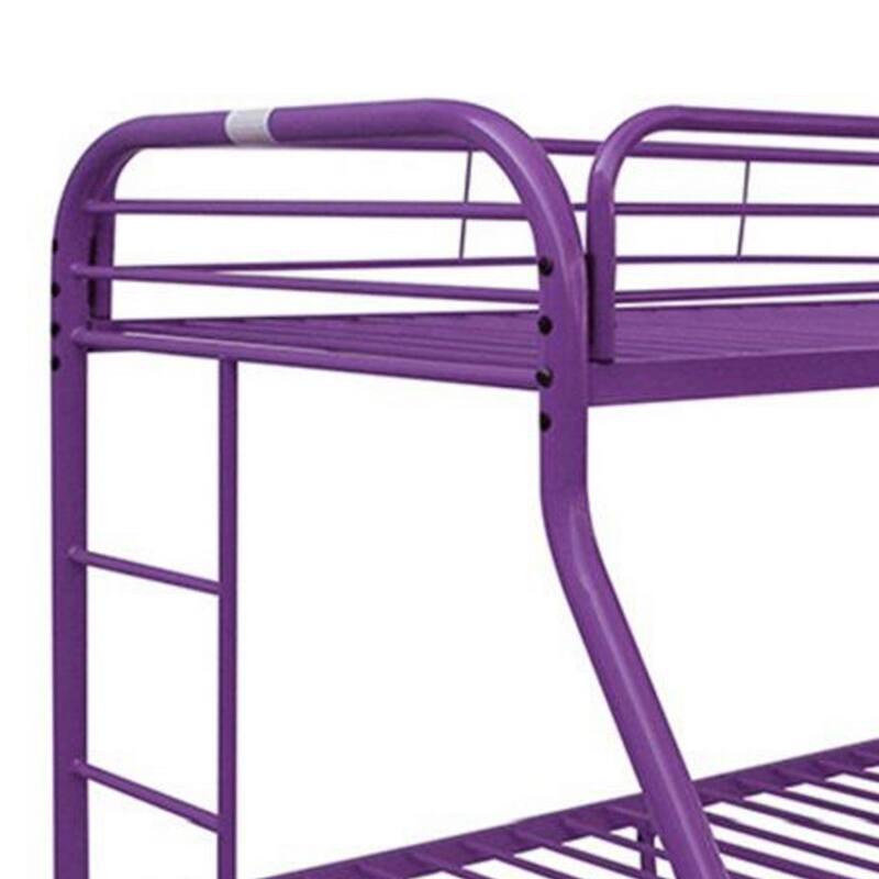 Tritan Twin/Full Bunk Bed, Purple