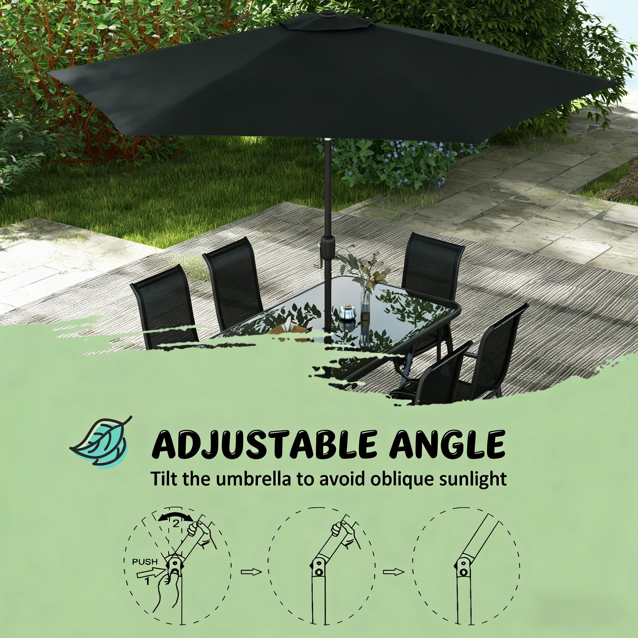 big sturdy patio umbrella Navy Blue