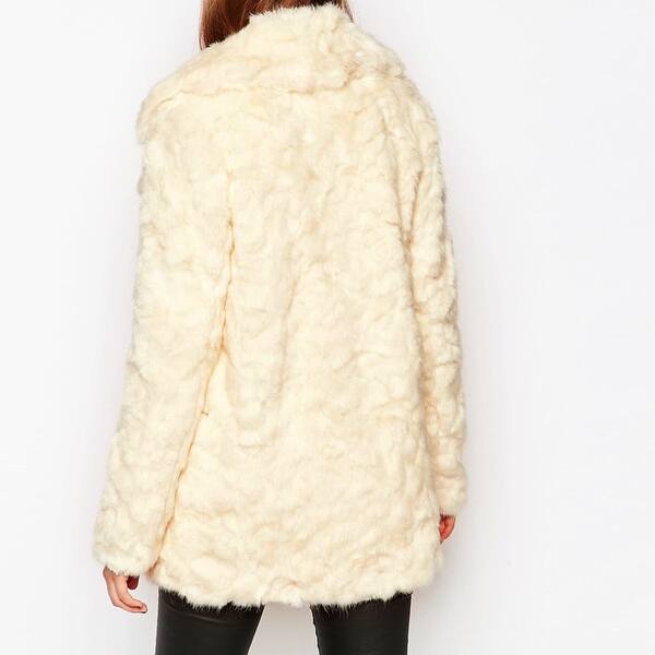 Shop Womens Faux Fur Fashion Long Sleeve Winter Thick Faux Fur Coat Outwear Overstock 25777188