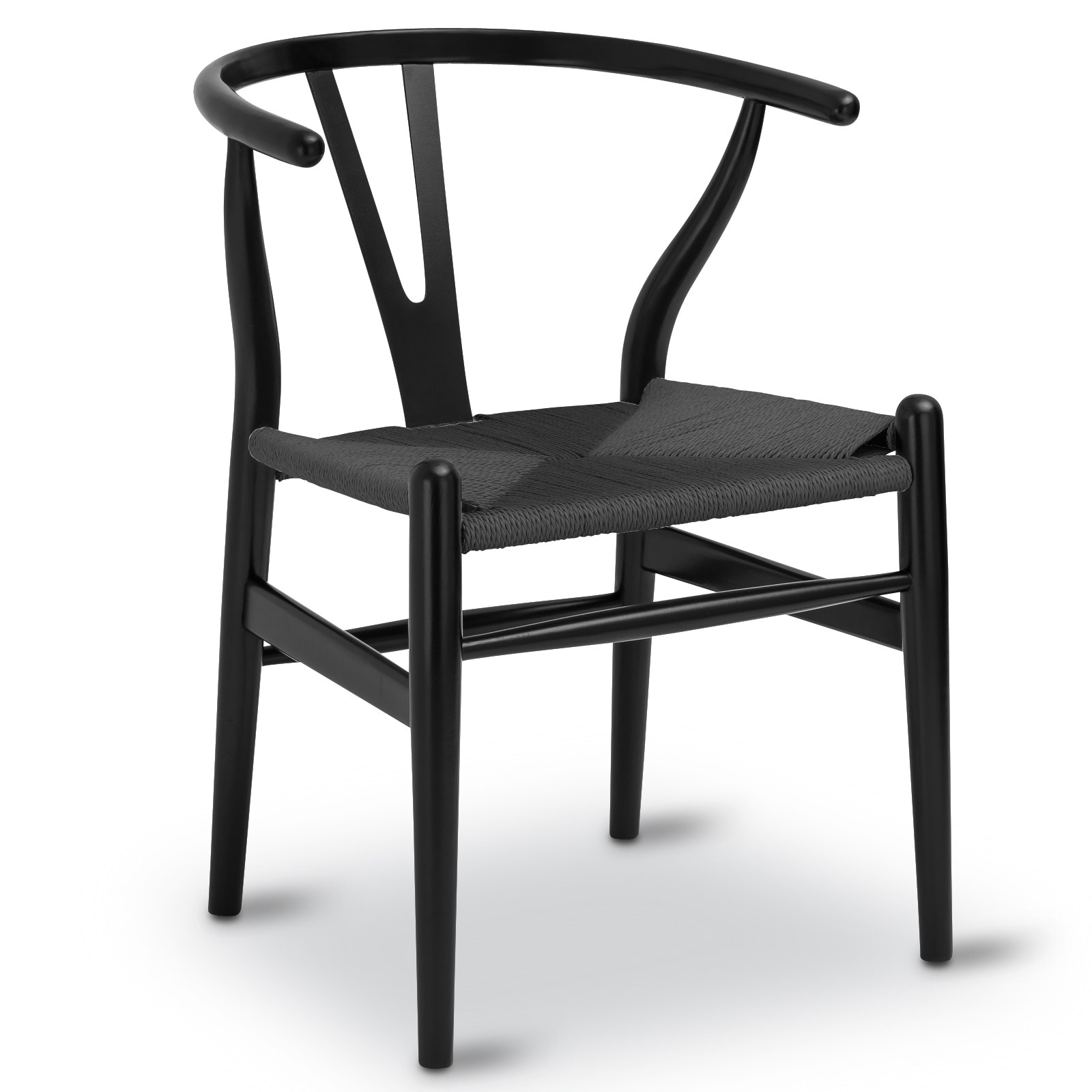 Poly & bark weave deals chair in black