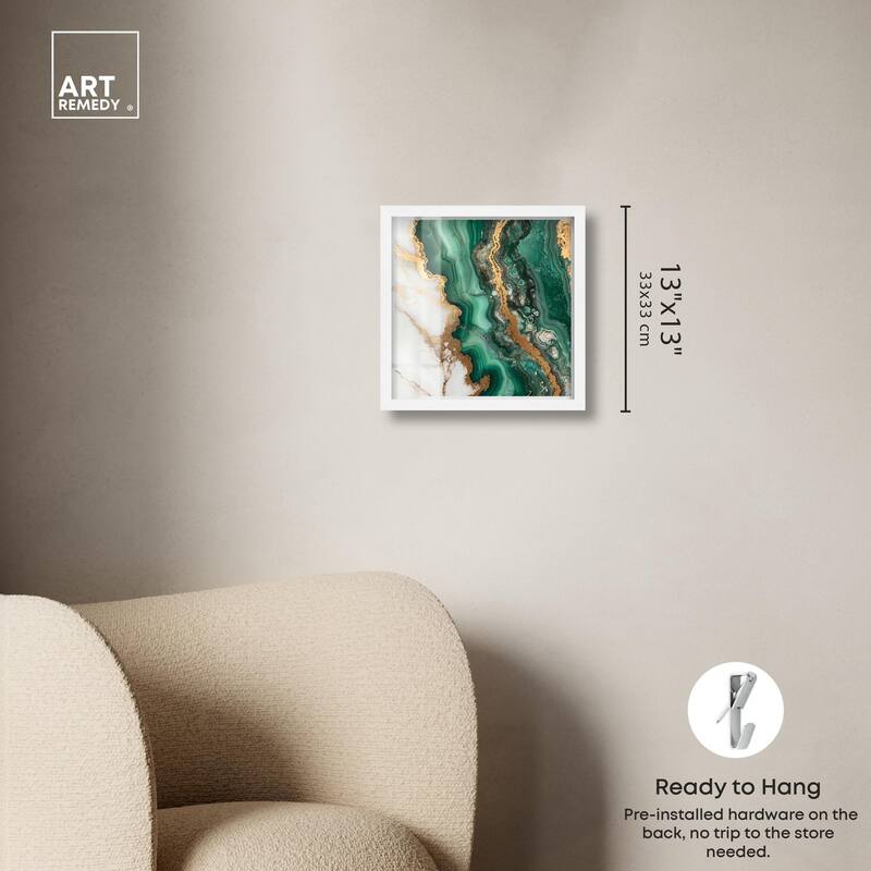 Malachite Majesty Shadowbox by Art Remedy