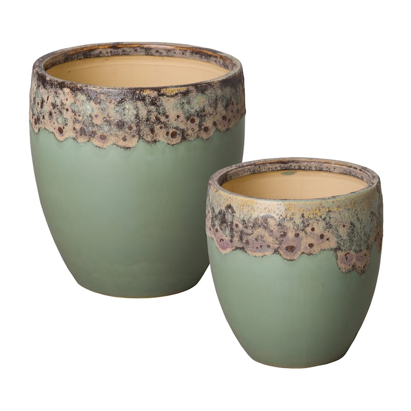Apo Planter - Reef Blue - 8X9"H; 11X11"H