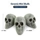preview thumbnail 10 of 26, Ceramic Fire Pit Decor | Fire Pit Skulls and Bones | Halloween Pumpkin | For Fire Pits and Fireplaces | Spooky and Scary Decor