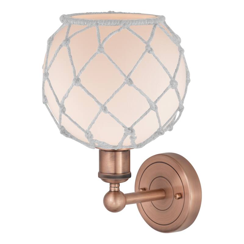 Innovations Lighting Endless Possibilities Edison - Farmhouse Rope - 1 Light 8" Sconce