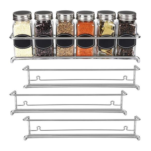 Kitchen Powder Rack 4pcs Metal Spice Kitchen Racks Condiment Organizer - Bed Bath & Beyond ...