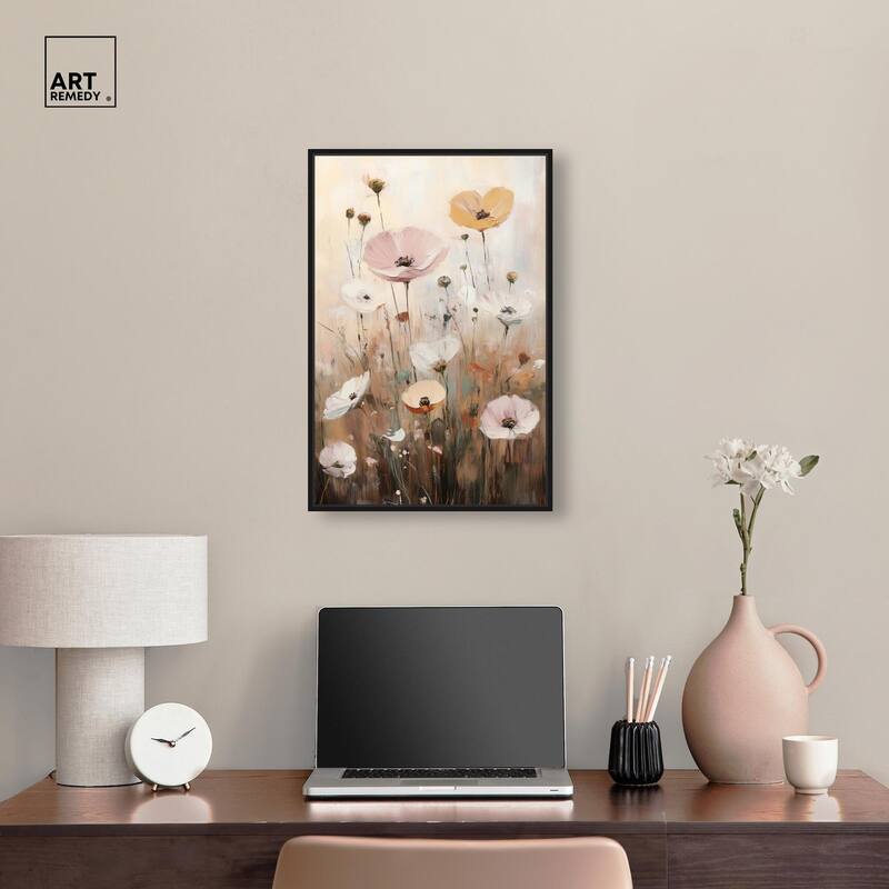 Delicate Flowers in Bloom Canvas by Art Remedy