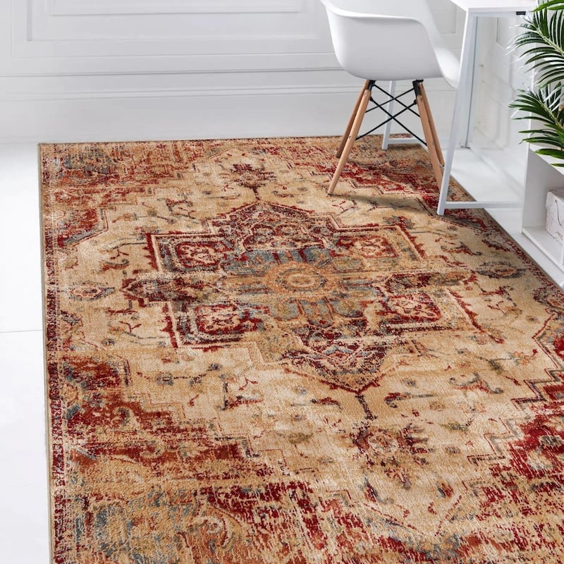 Luxe Weavers Traditional Vintage Oriental Area Rug