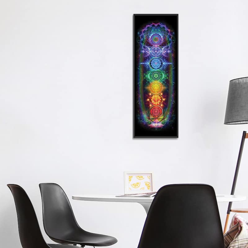 iCanvas "Chakras" by Jumbie Framed Canvas Print