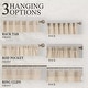 preview thumbnail 31 of 37, Cotton Blend Light Filtering Textured Back Tab/Rod Pocket Curtain Pair (Set of 2)