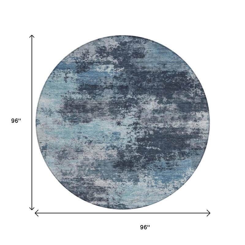 HomeRoots Abstract Transitional Rectangle Outdoor Rug