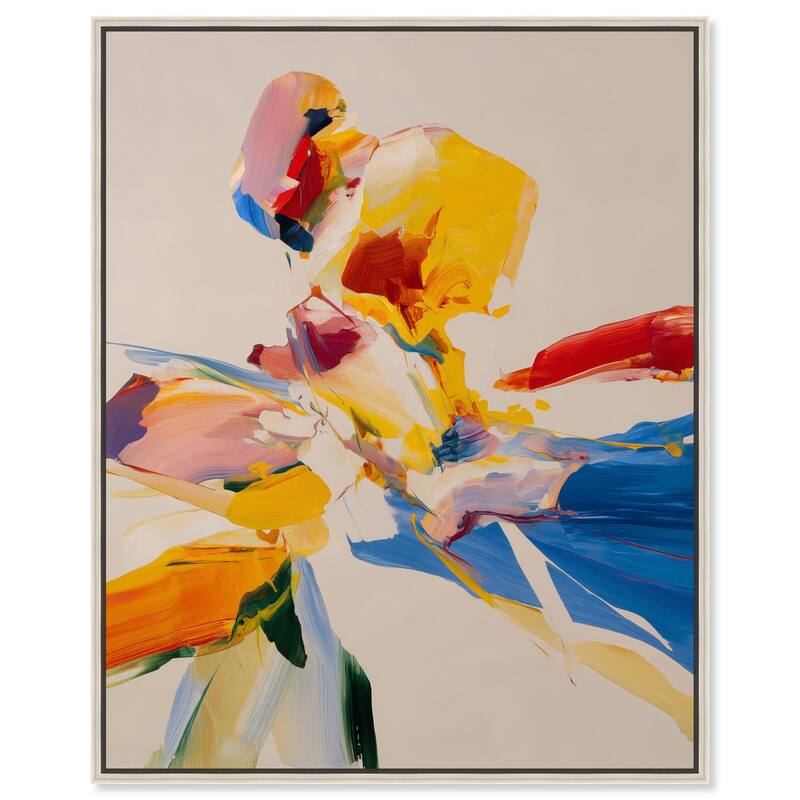 Flippant Bloom I Canvas by Art Remedy - 20" x 24" - Silver