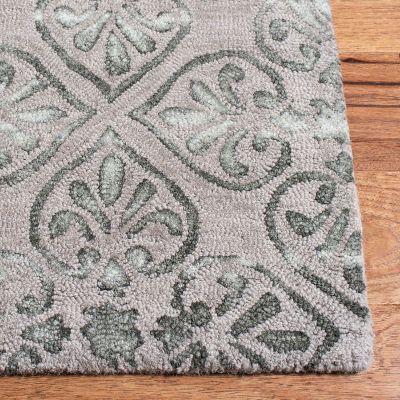 SAFAVIEH Handmade Dip Dye Sholeh Watercolor Vintage Boho Wool