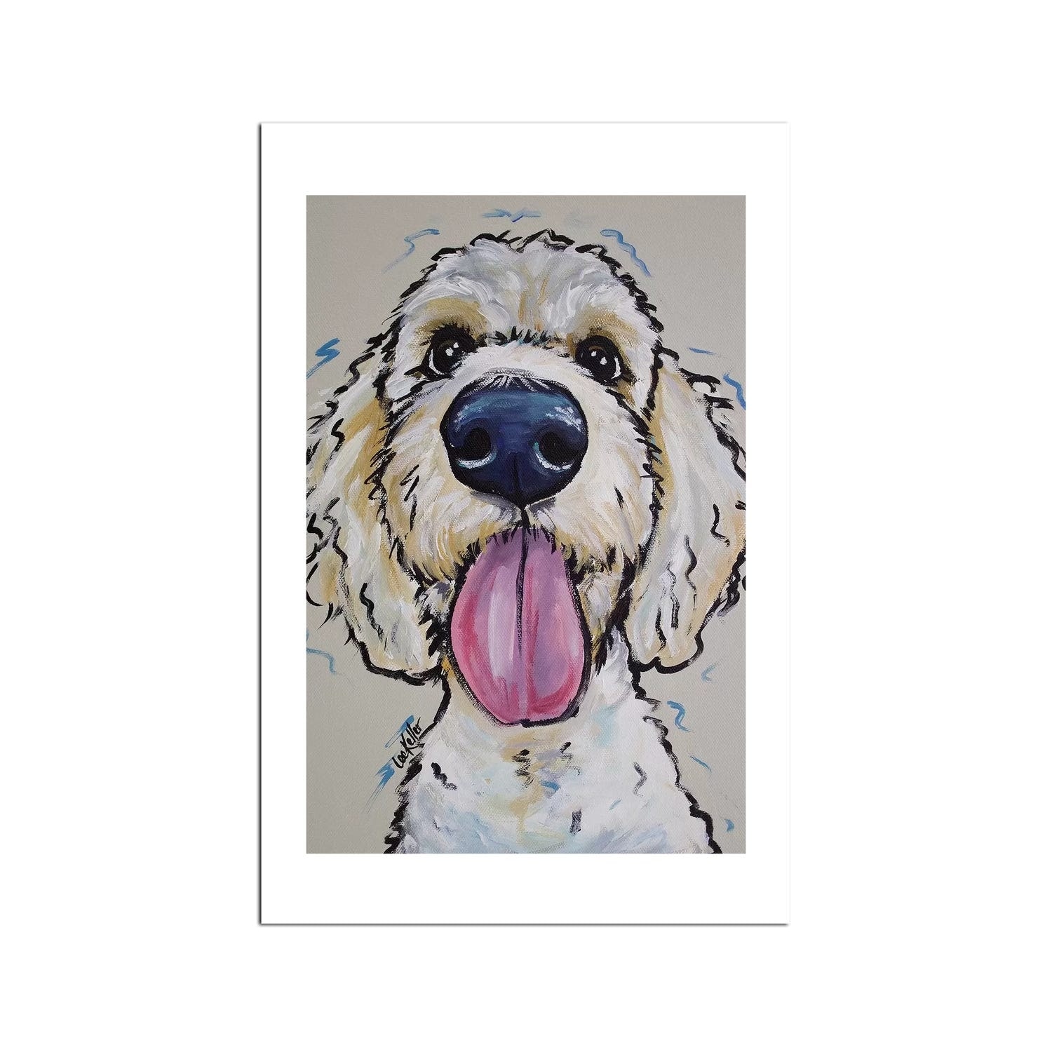 Goldendoodle Fine Art by Hippie Hound Studios - Multi