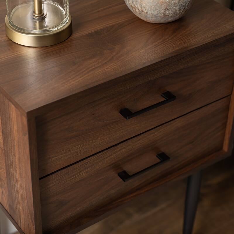 Middlebrook Notto Mid-Century 2-Drawer Nightstand