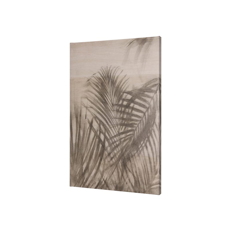 Shadows On Wood II (28 x 42) Canvas Art Print