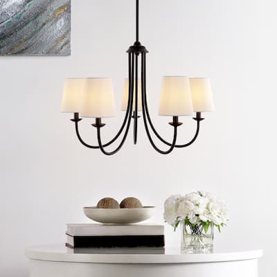 SAFAVIEH Lighting Aletha Chandelier - 26" W x 26" D x 27-57" H