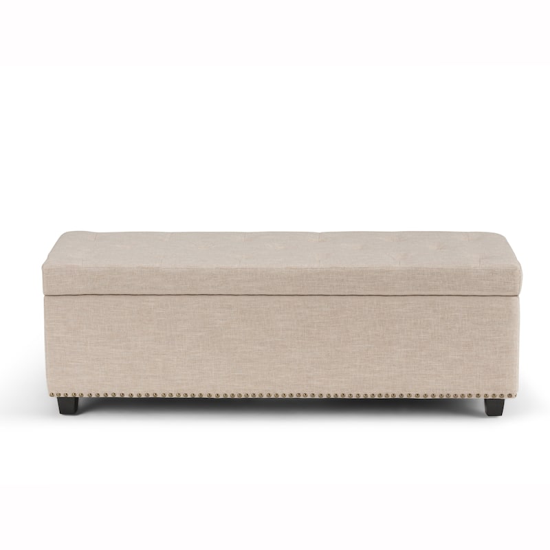 WYNDENHALL Springfield 48 inch Wide Rectangle Storage Ottoman