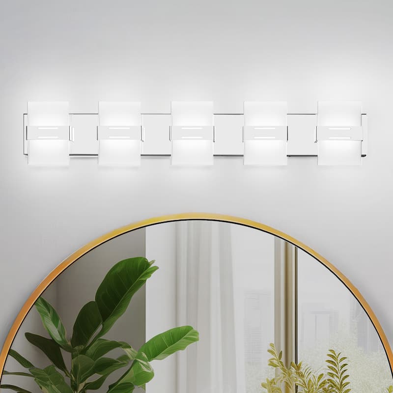 LED Vanity Light Bathroom Light Fixtures Dimmable Bathroom Vanity Lighting Fixtures