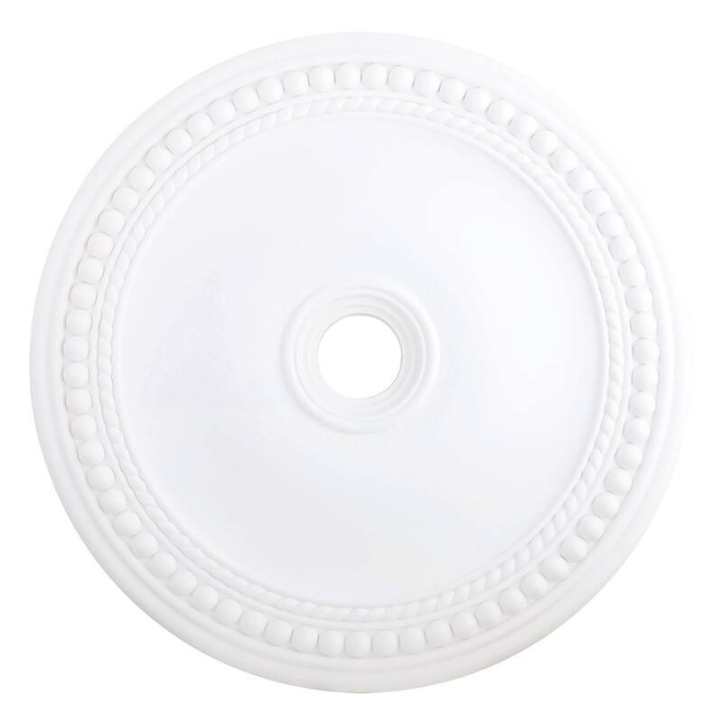 Livex Lighting Wingate White Ceiling Medallion, 82073, 82075, 82076, 82077