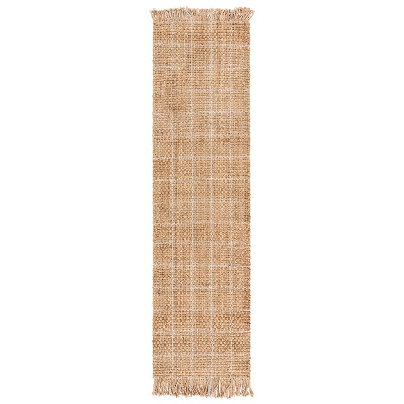 SAFAVIEH Flatweave Natural Miyoko Fiber Farmhouse Jute Rug