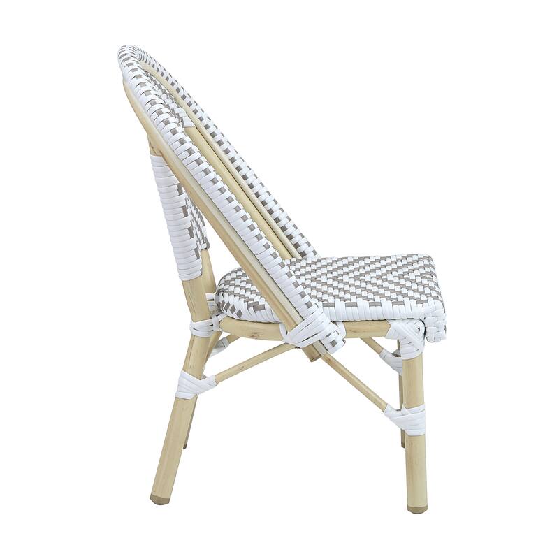 Contemporary Aluminum 3-piece Kid's Patio Outdoor Table and Chair Set by Furniture of America