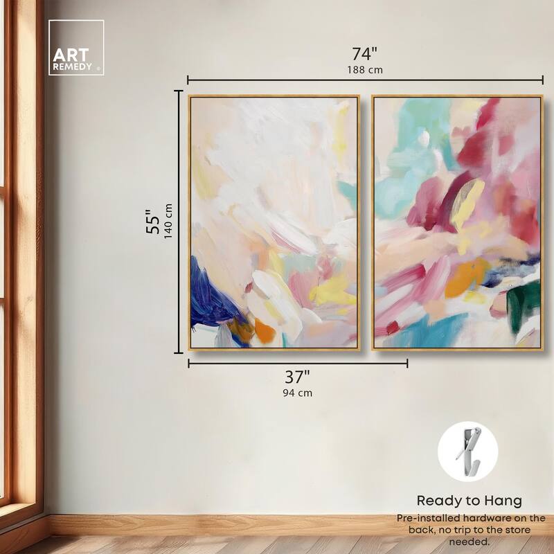 Unbridled Spirit I Canvas Set of 2 by Art Remedy