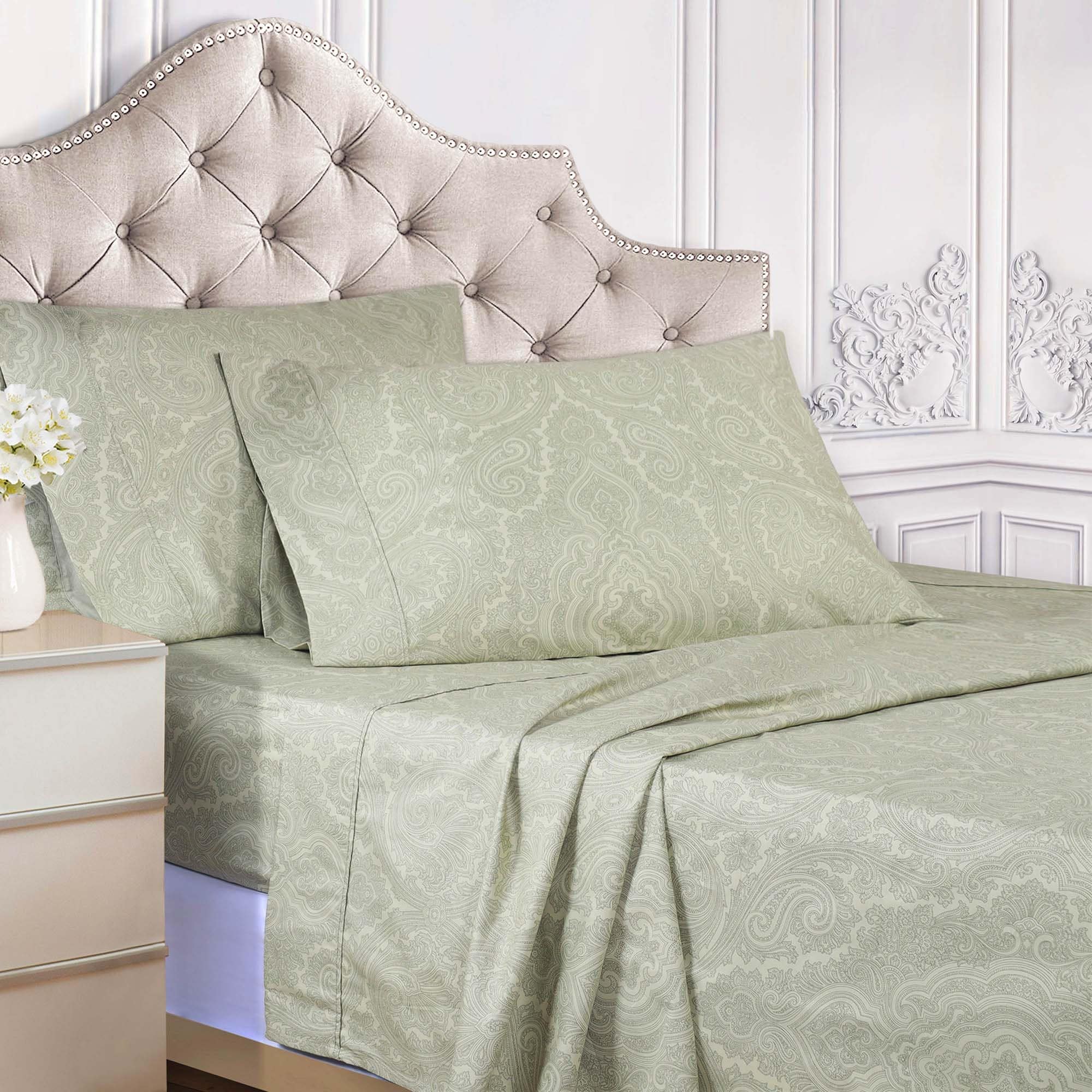 Superior Italian Paisley Cotton Blend 600 Thread Count Bed - Picture 34 of 45