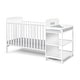 preview thumbnail 3 of 9, 3-in-1 Solid Wood Convertible Crib and Changer Combo