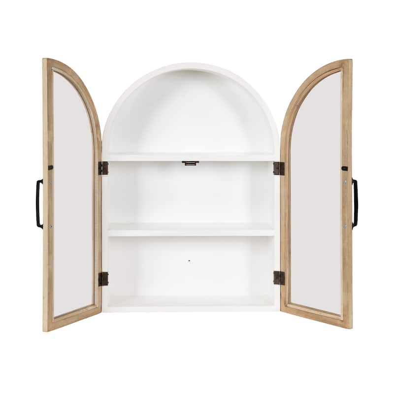 Kate and Laurel Arcott Arch Wall Cabinet