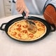 preview thumbnail 7 of 5, Sunnydaze Pre-Seasoned Cast Iron Pizza Pan with 2 Side Handles
