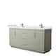 Option Light Green, Nickel Trim, White Quartz Top