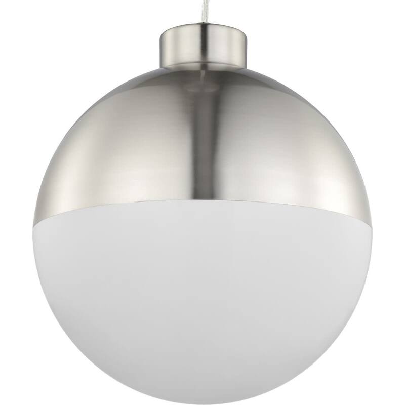 Progress Lighting Globe 12" Wide LED Pendant - Brushed Nickel